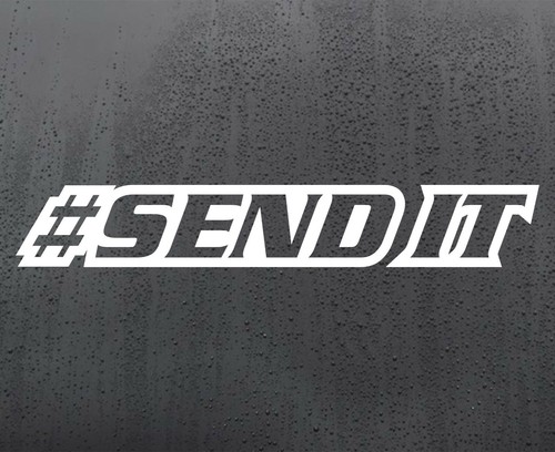 Hashtag send vinyl sticker - #hashtag,