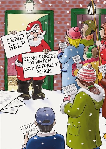 Santa christmas card send - santa,