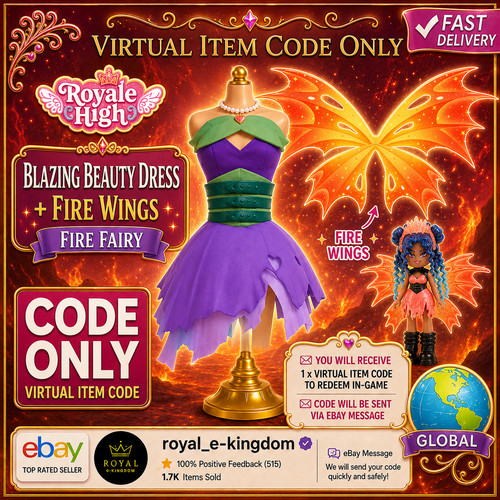 Royale high fire fairy - high,