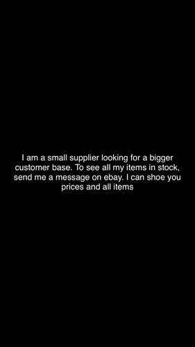 Individual supplier looking - individual,