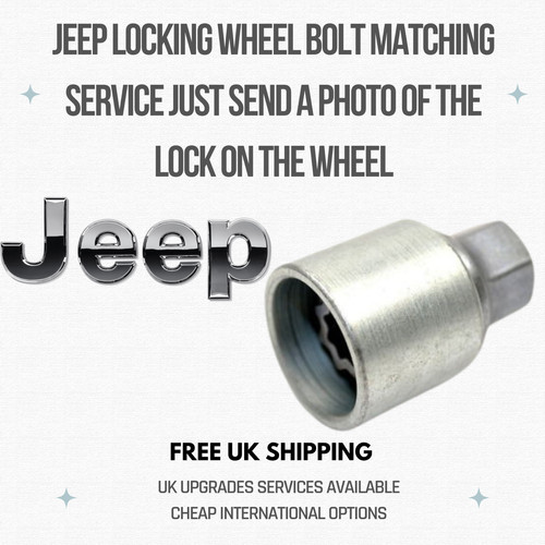 Jeep locking wheel bolt - locking,