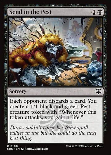 Mtg send the pest - pest, (foil)