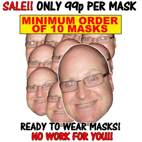 Personalised custom face masks - personalised,