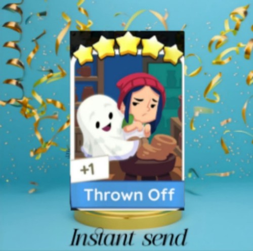 Thrown off monopoly star - thrown, go