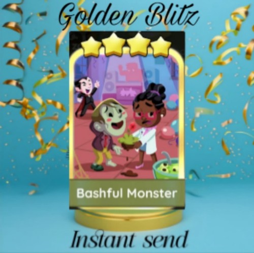 Bashful monster monopoly - monster, go
